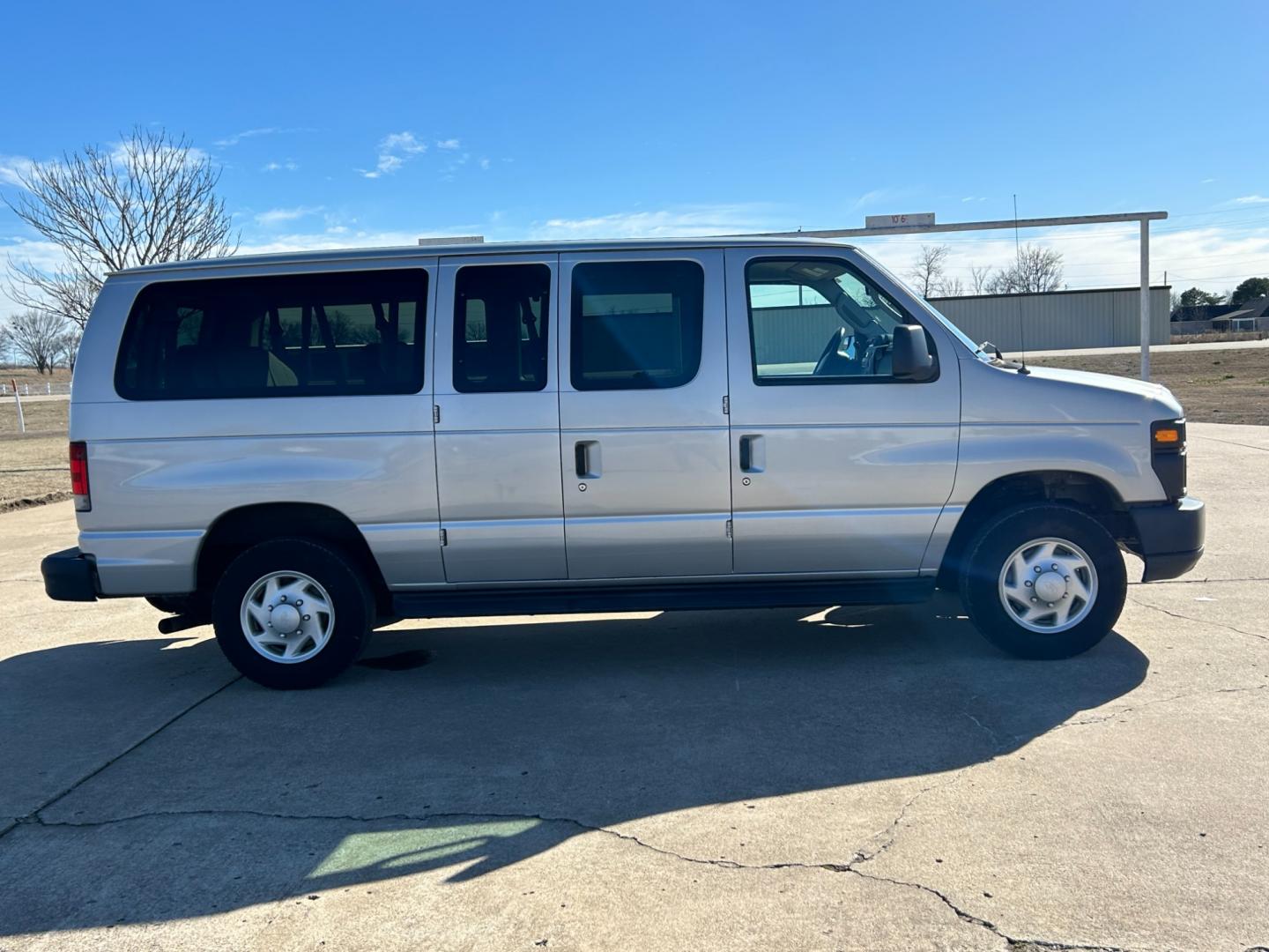 2012 Silver /Gray Ford E-Series Wagon (1FBNE3BL9CD) with an 5.4L V8 SOHC 16V engine, located at 17760 Hwy 62, Morris, OK, 74445, (918) 733-4887, 35.609104, -95.877060 - Photo#3